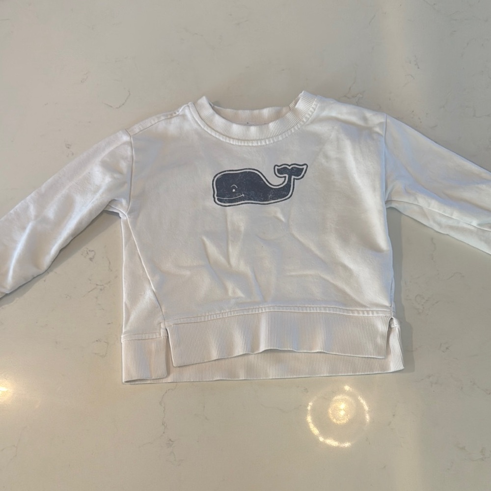 Kids White vineyard vines Sweatshirt